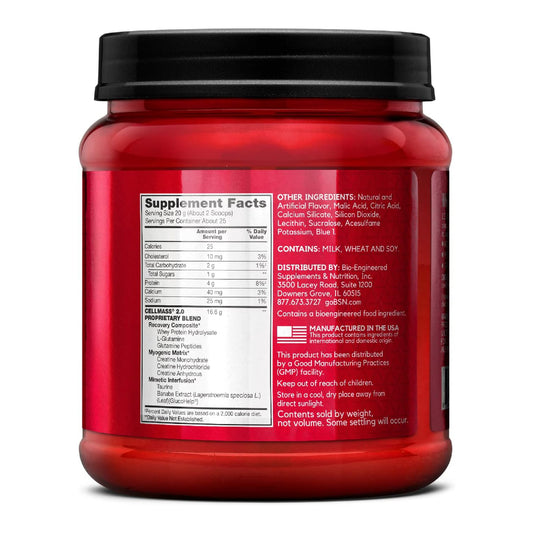 BSN CellMass 2.0 – Kreatin & Glutamin Matrix Recovery Takviyesi