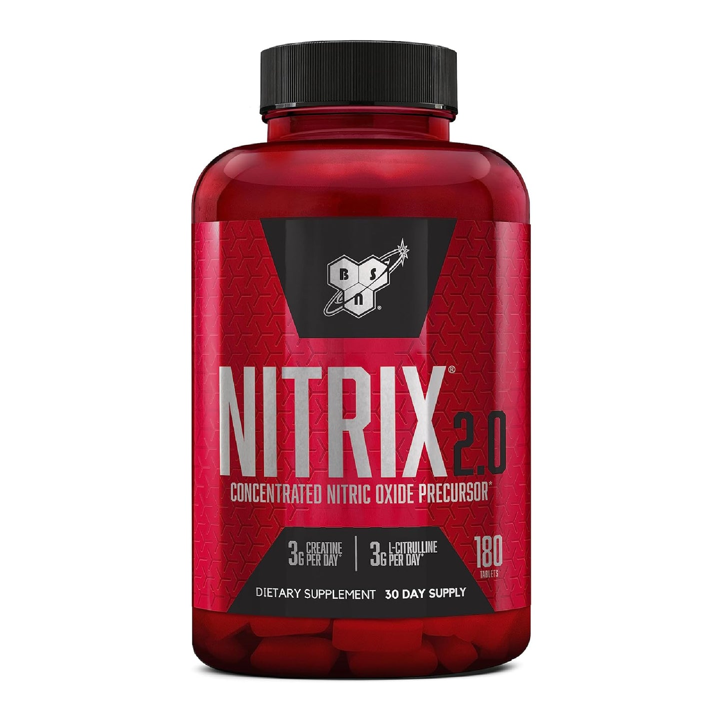BSN Nitrix 2.0 – Konsantre Nitric Oxide Precursor Tablet (3 g L‑Citrulline + 3 g Kreatin )