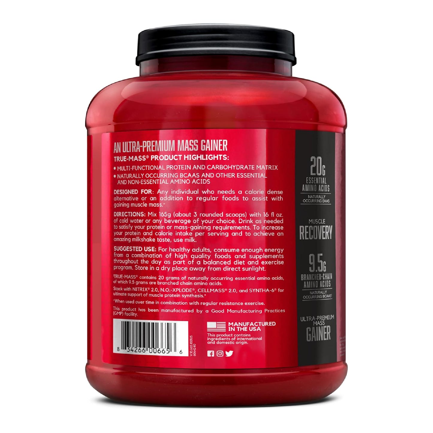 BSN True‑Mass Ultra Premium Matrix Weight Gainer