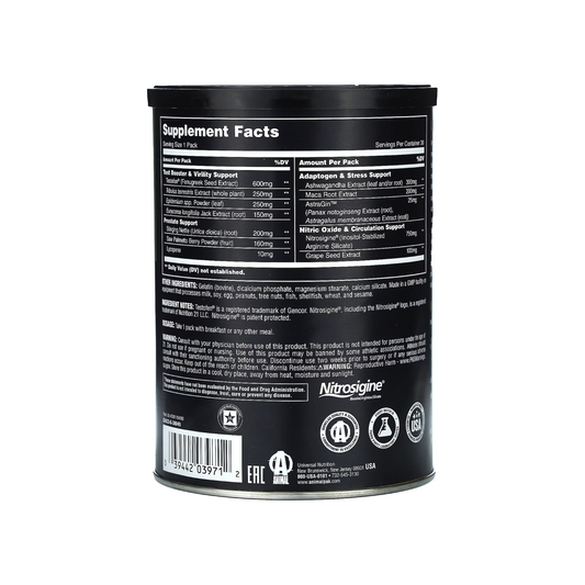 Animal TNT+ Testosteron & Enerji Desteği Erkeklere Özel 30 Packs