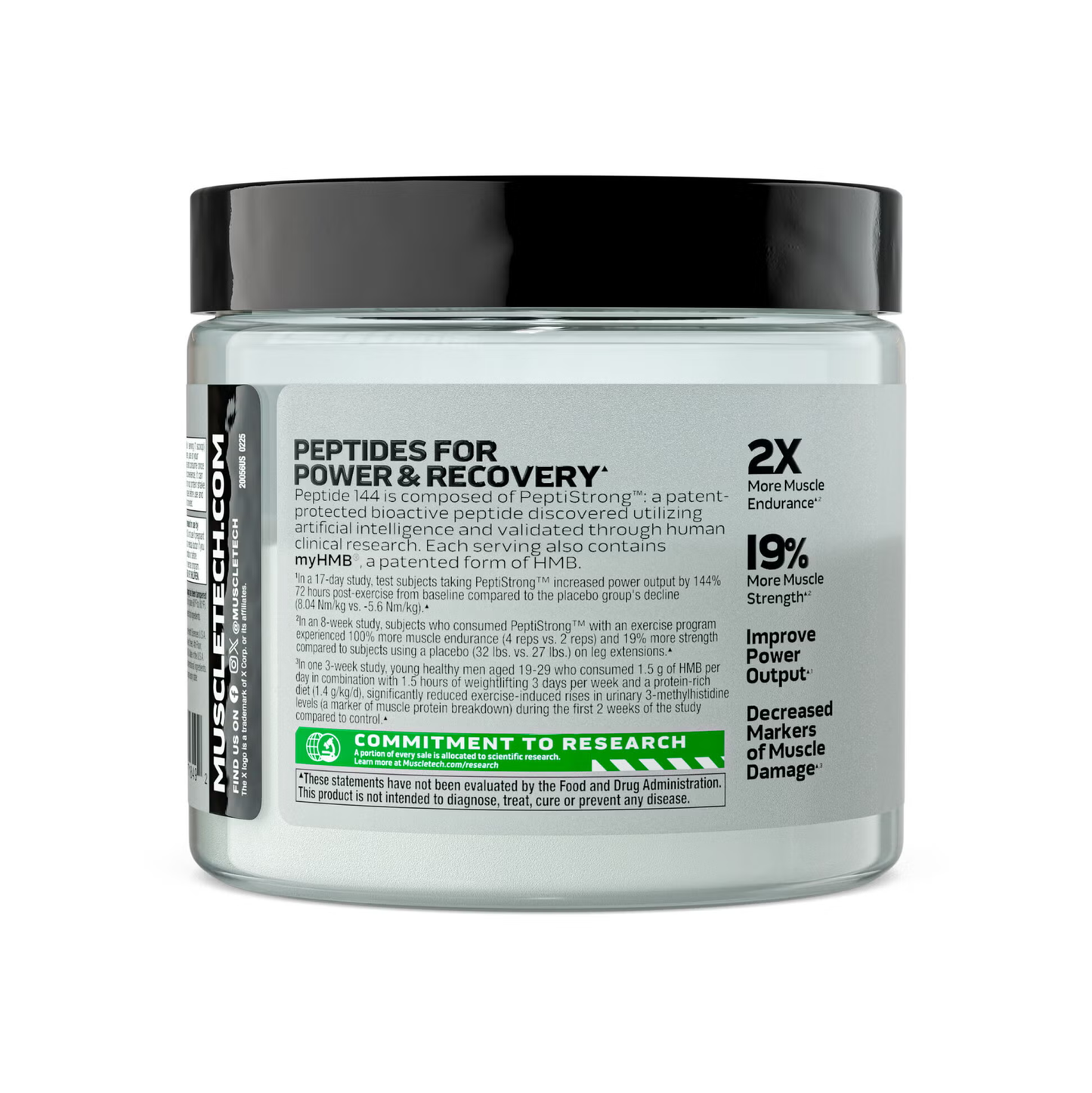 MuscleTech Recovery Peptide 144 30 Servis – Peptid Bazlı Kas Toparlanma Desteği (30 Servings)