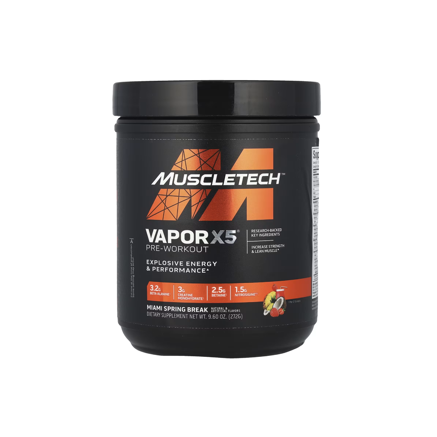 MuscleTech VaporX5 Pre-Workout Enerji & Pump 9,4 oz. (266g)