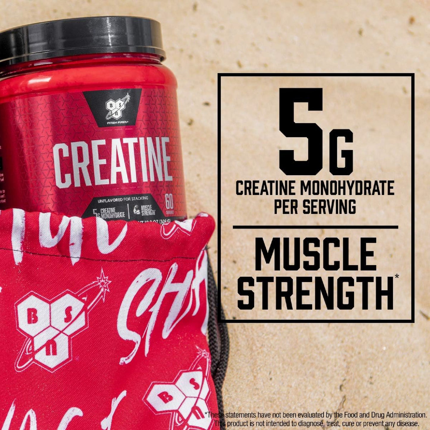 BSN Creatine Monohydrate – 5 g Saf Micronized Kreatin Tozu