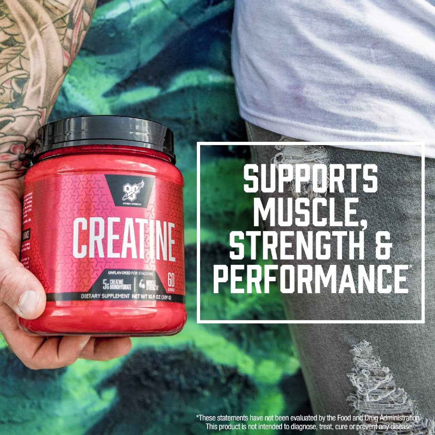 BSN Creatine Monohydrate – 5 g Saf Micronized Kreatin Tozu