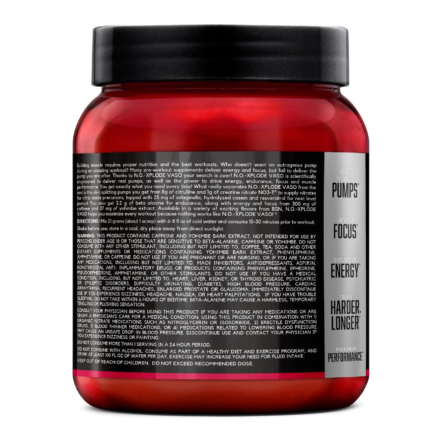 BSN NO‑XPLODE VASO Ultimate Pump Pre‑Workout
