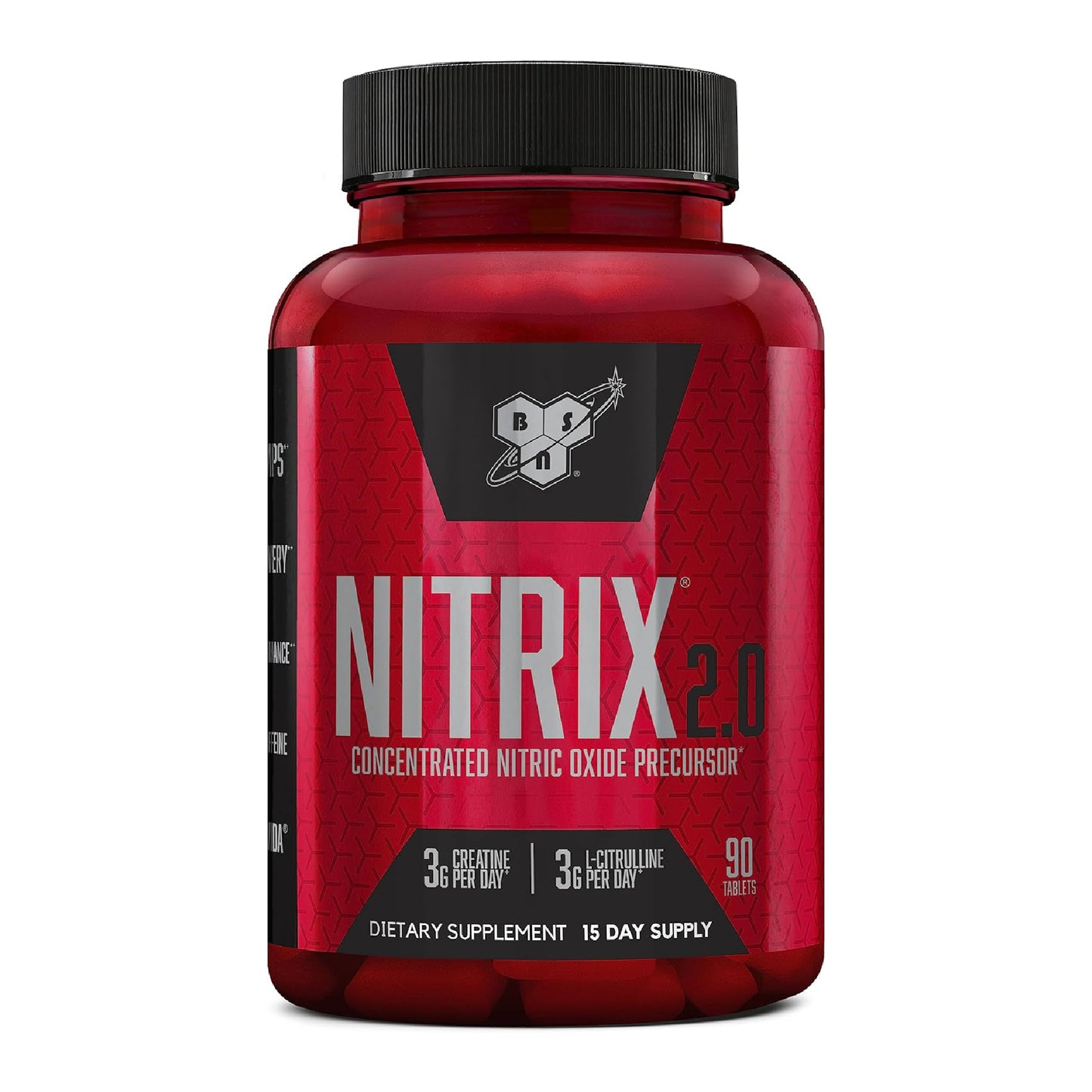 BSN Nitrix 2.0 – Konsantre Nitric Oxide Precursor Tablet (3 g L‑Citrulline + 3 g Kreatin )