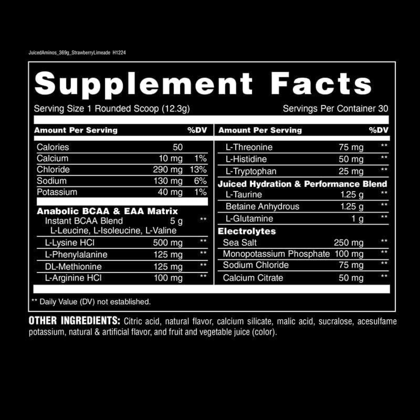 Animal Juiced Aminos® BCAA & EAA Desteği 13.5 oz (384 g)