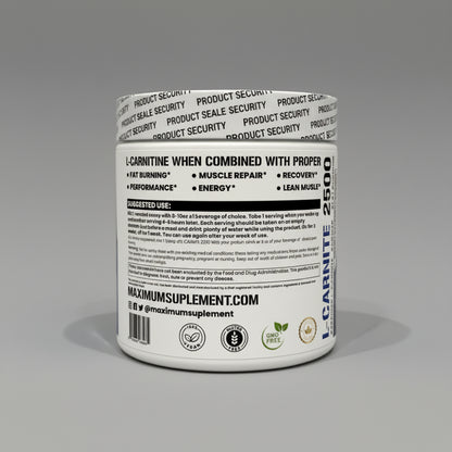Maximumsuplement L-Carnitine 2500 mg - 60 Servis