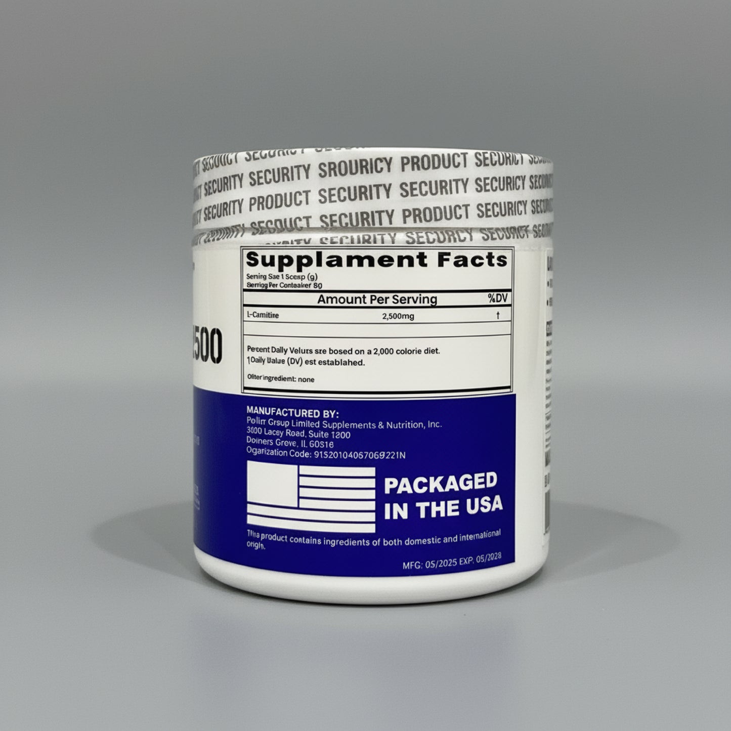 Maximumsuplement L-Carnitine 2500 mg - 60 Servis