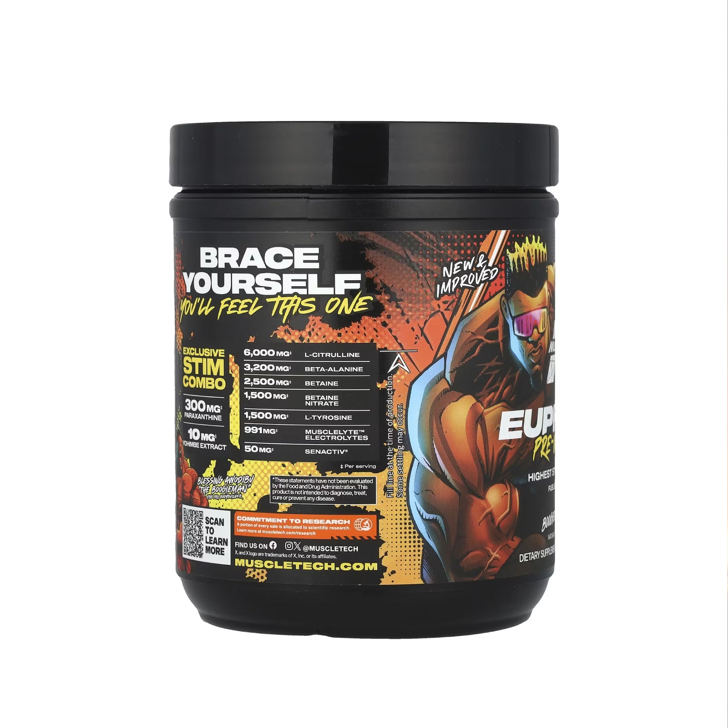 Muscletech Euphoriq Pre Workout (416 g)