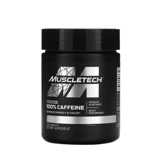 MuscleTech Platinum 100% Caffeine 220mg 125 Tablet
