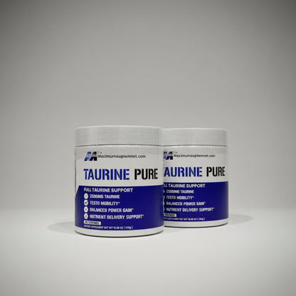Maximum Supplement Taurine Pure 2500 mg Saf Taurin Tozu 60 Servis