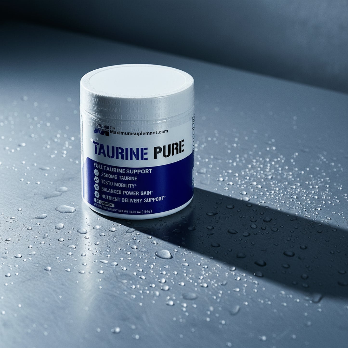 Maximum Supplement Taurine Pure 2500 mg Saf Taurin Tozu 60 Servis