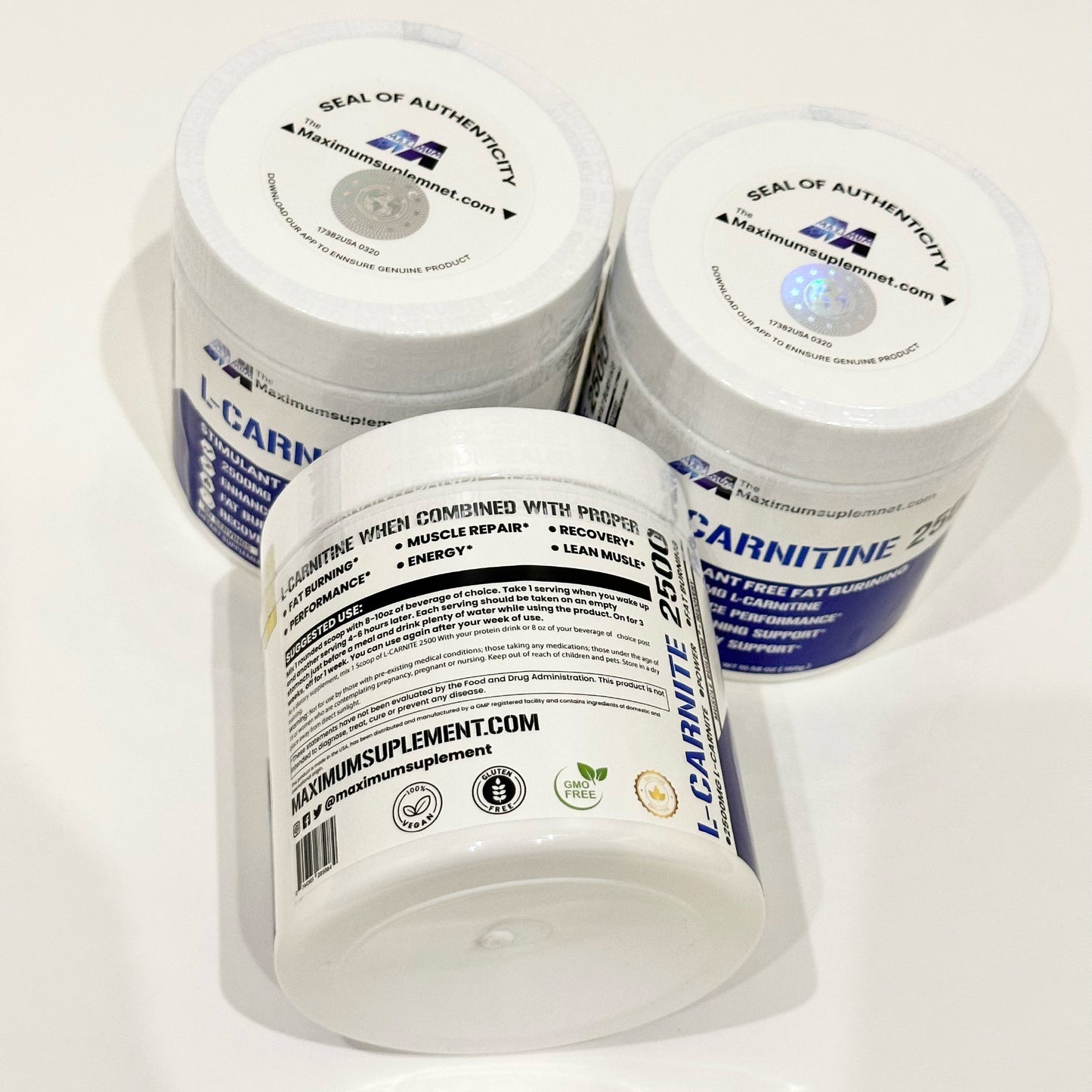 Maximumsuplement L-Carnitine 2500 mg - 60 Servis