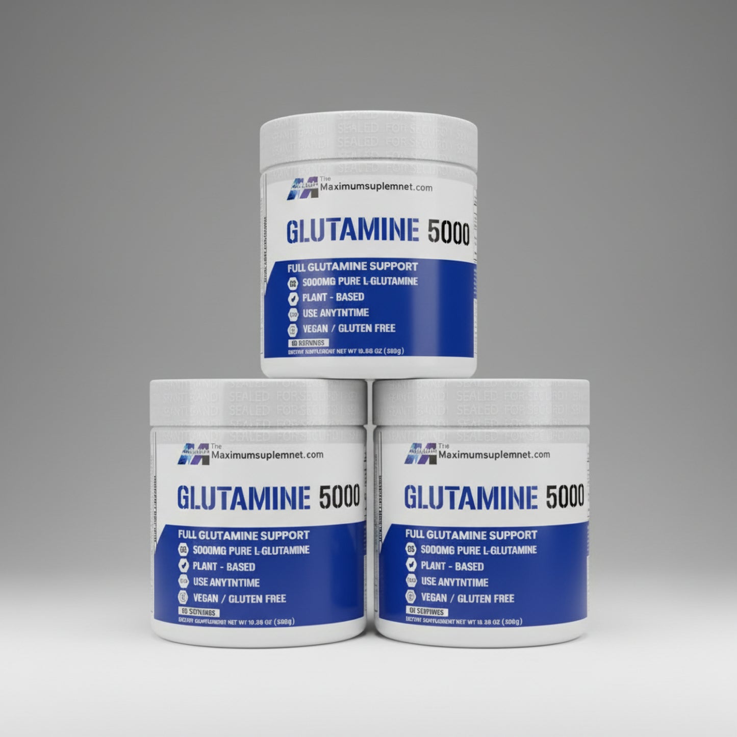 Maximumsuplement 5000 mg Saf L-Glutamin Tozu – 60 Servis