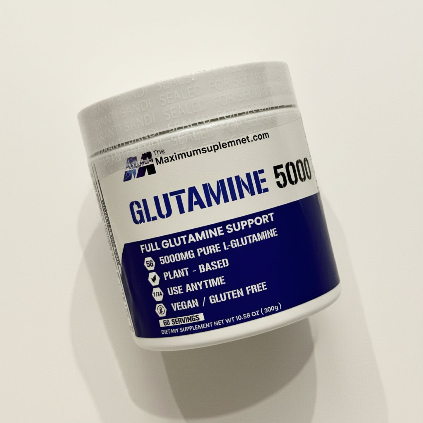 Maximumsuplement 5000 mg Saf L-Glutamin Tozu – 60 Servis