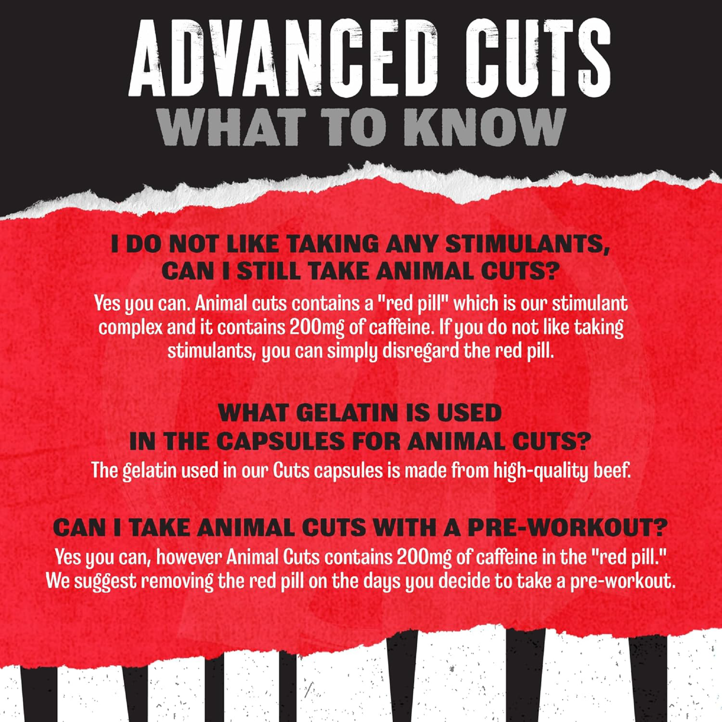 Animal Advanced Cuts – Termojenik Yağ Yakıcı 42 Pill Packs