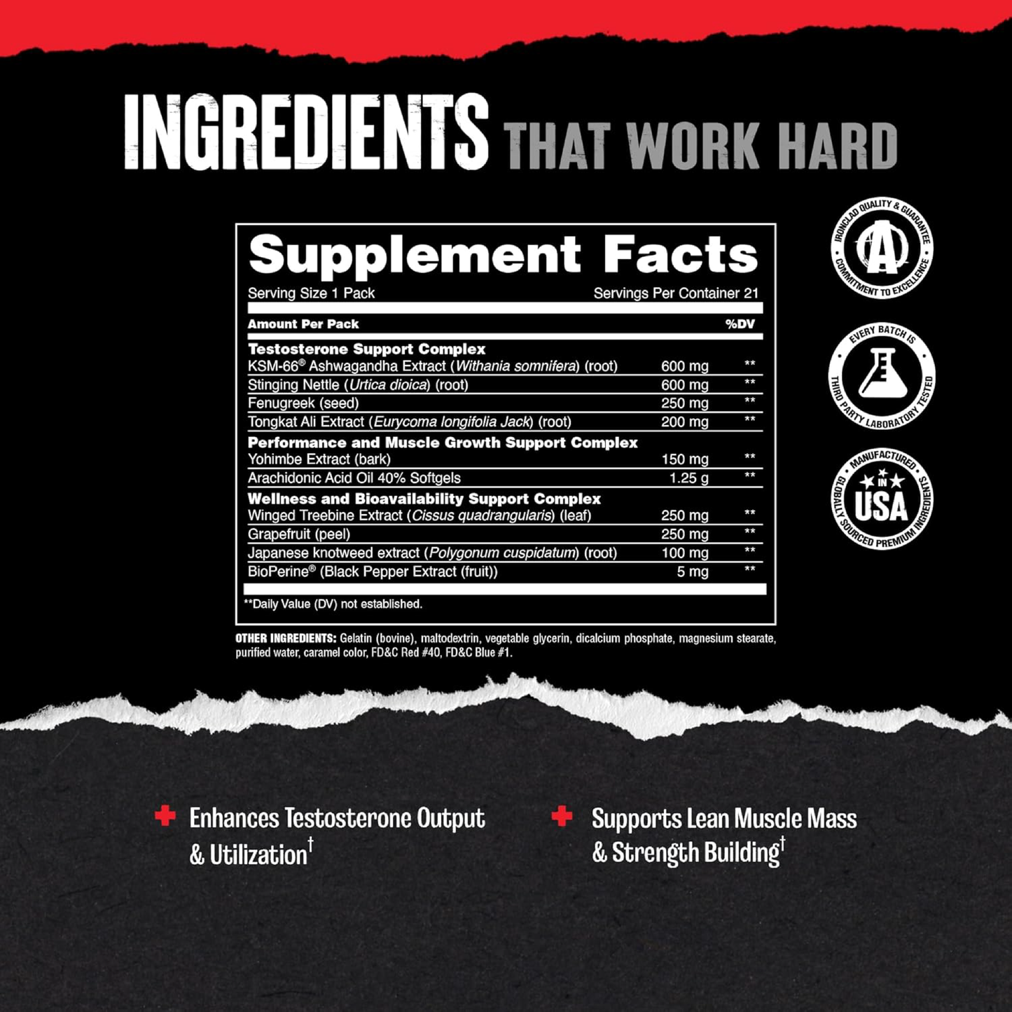 Animal, Advanced Test® / İleri Seviye Testosteron Güçlendirici 21 Packs