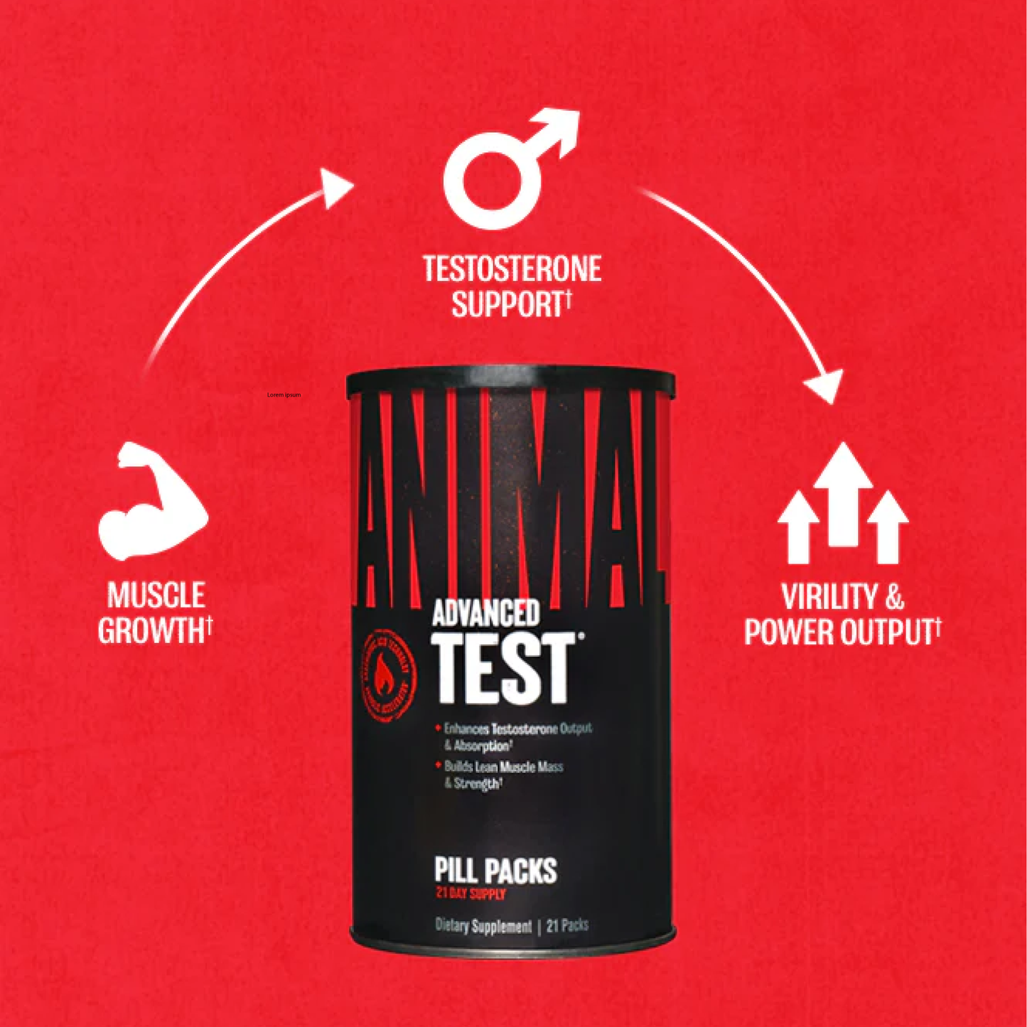 Animal, Advanced Test® / İleri Seviye Testosteron Güçlendirici 21 Packs