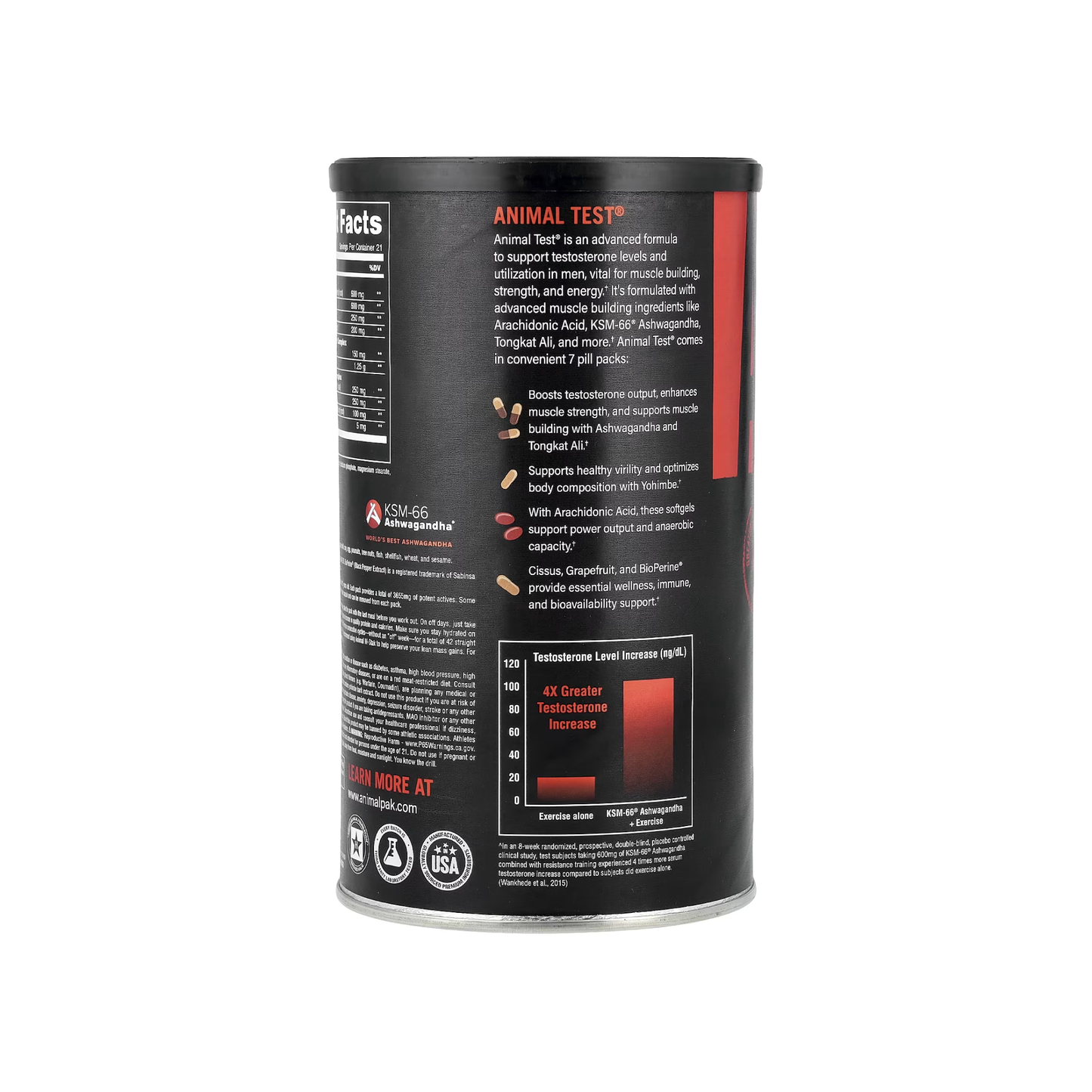 Animal, Advanced Test® / İleri Seviye Testosteron Güçlendirici 21 Packs