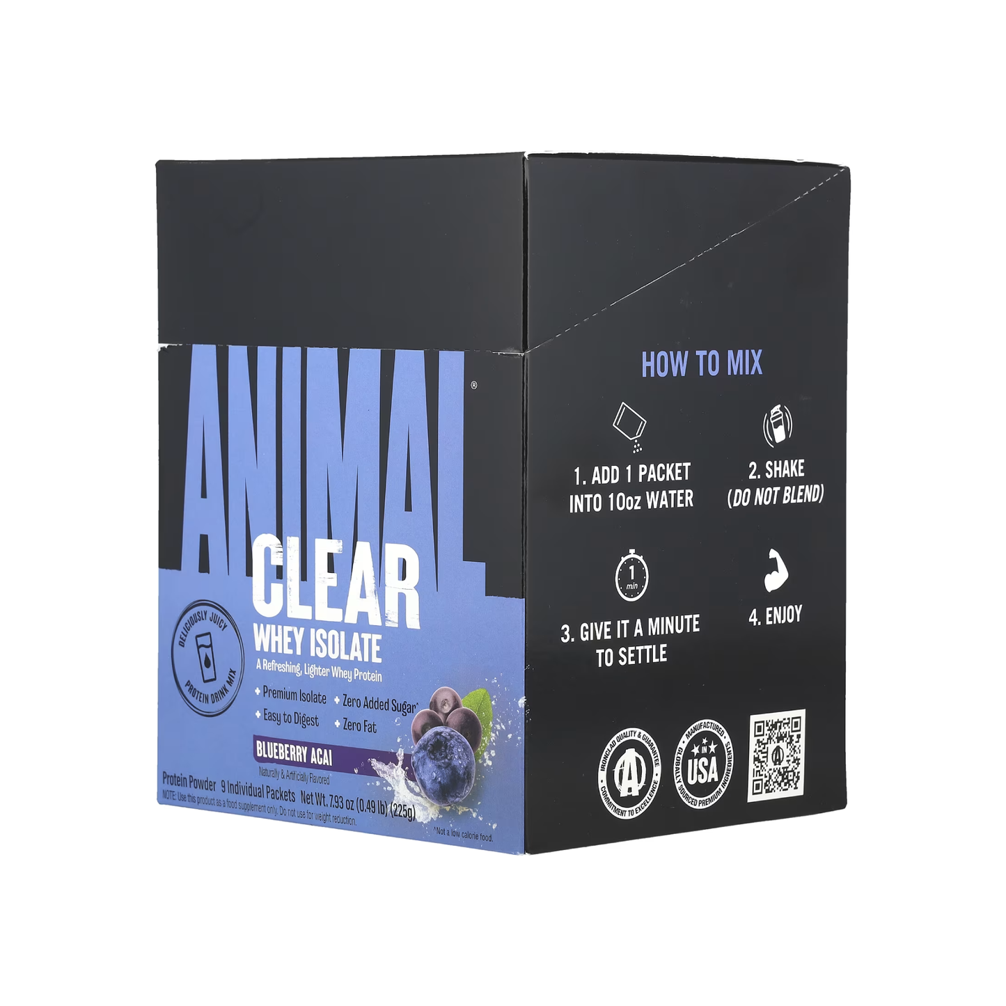 Animal Clear Whey Isolate Saf İzole Protein Tozu (500 g)