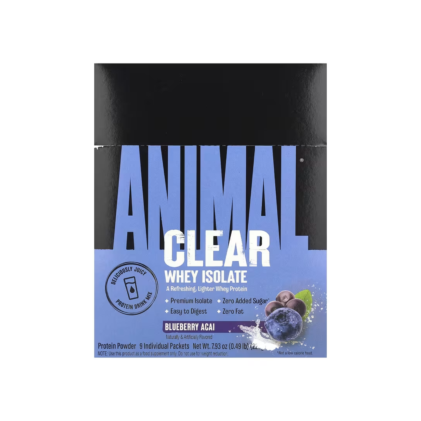 Animal Clear Whey Isolate Saf İzole Protein Tozu (500 g)