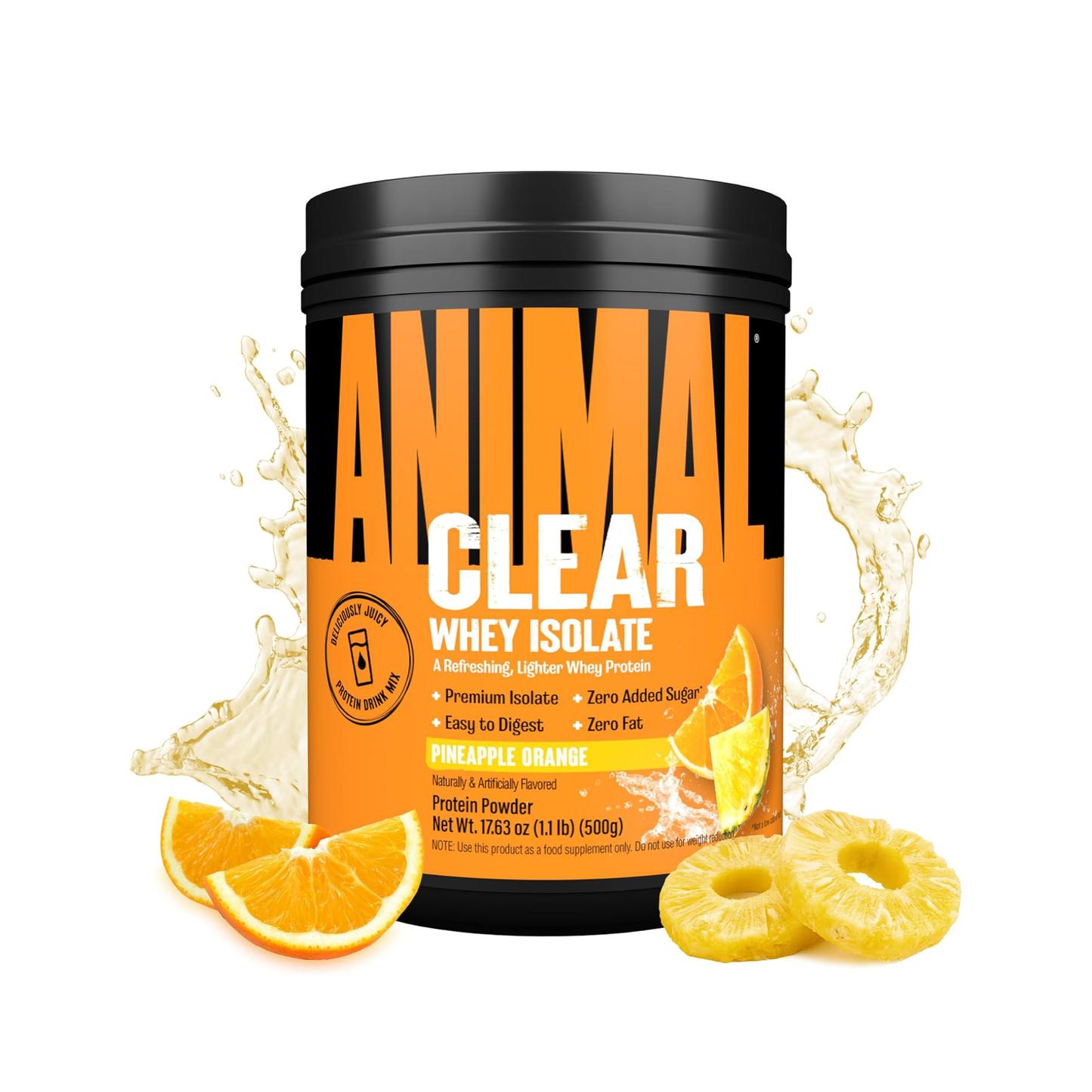 Animal Clear Whey Isolate Saf İzole Protein Tozu (500 g)