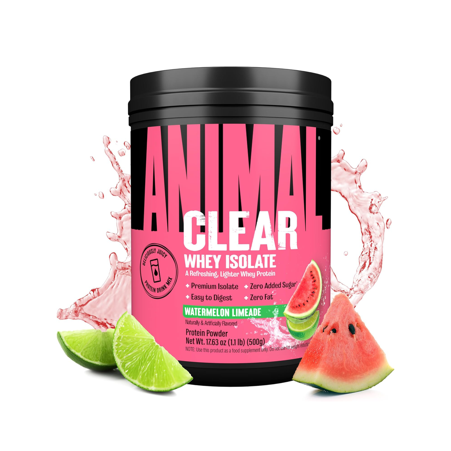 Animal Clear Whey Isolate Saf İzole Protein Tozu (500 g)