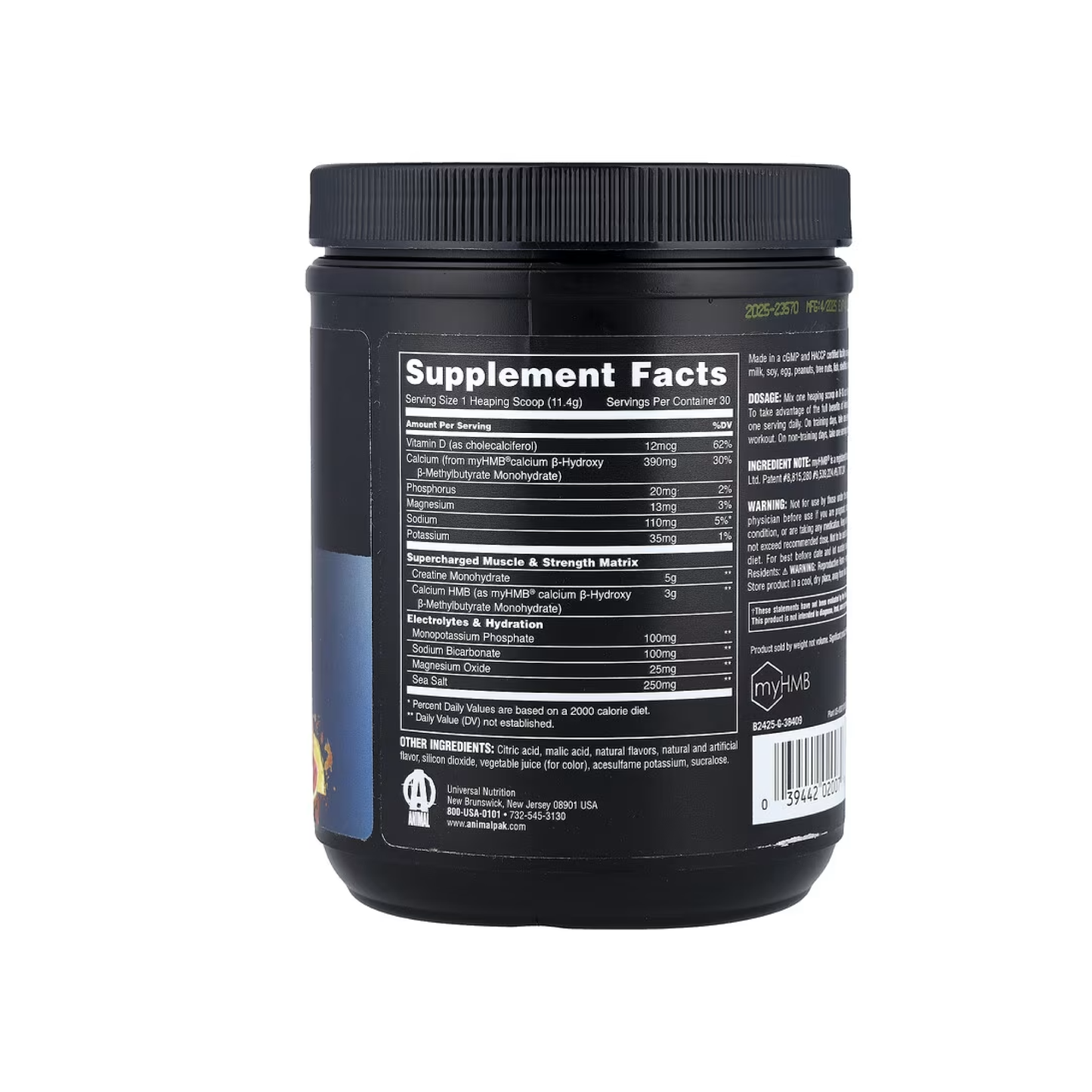 Animal Creatine HMB+™ Powder Power Punch (342 g)