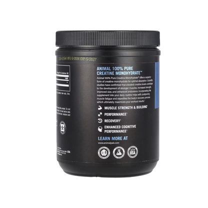Animal 100% Pure Creatine Monohydrate™ Powder Unflavored 10.58 oz (300 g)