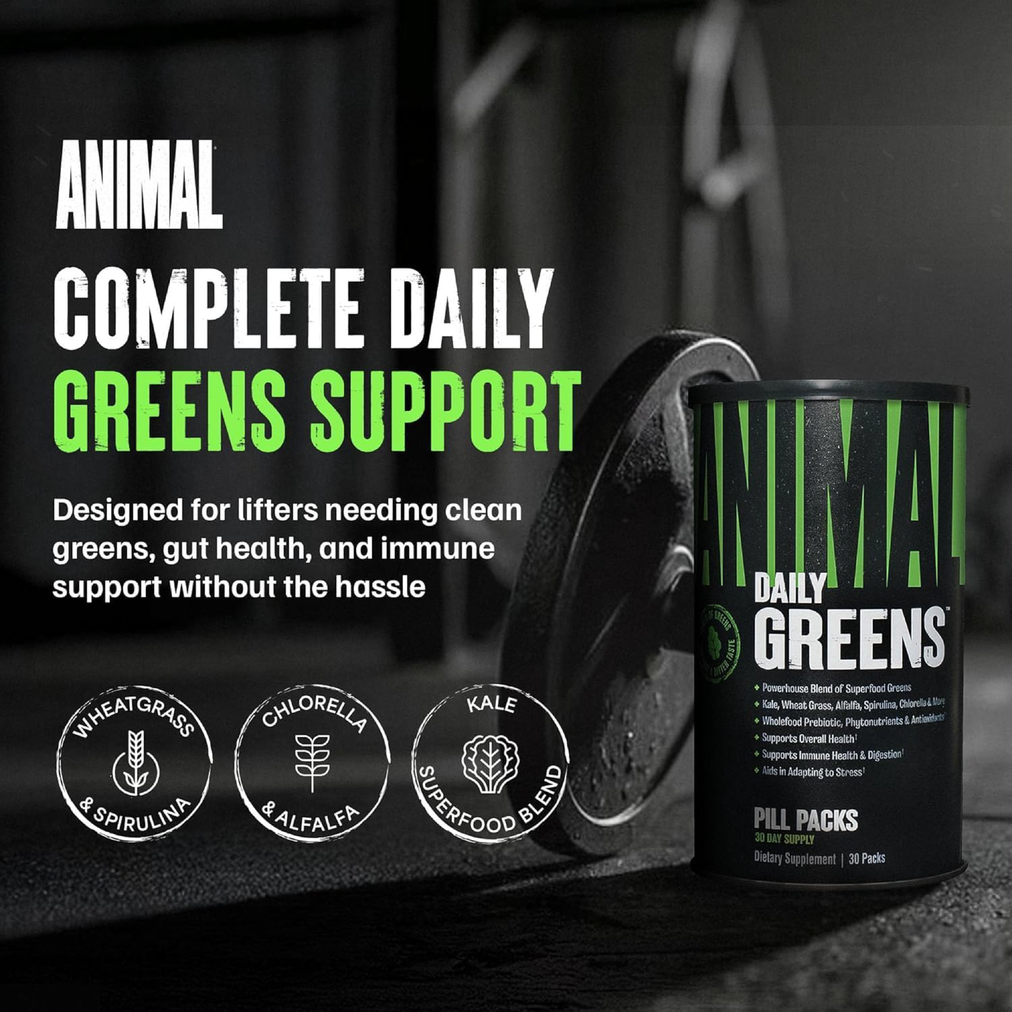 Animal Daily Greens 30 Pill Packs