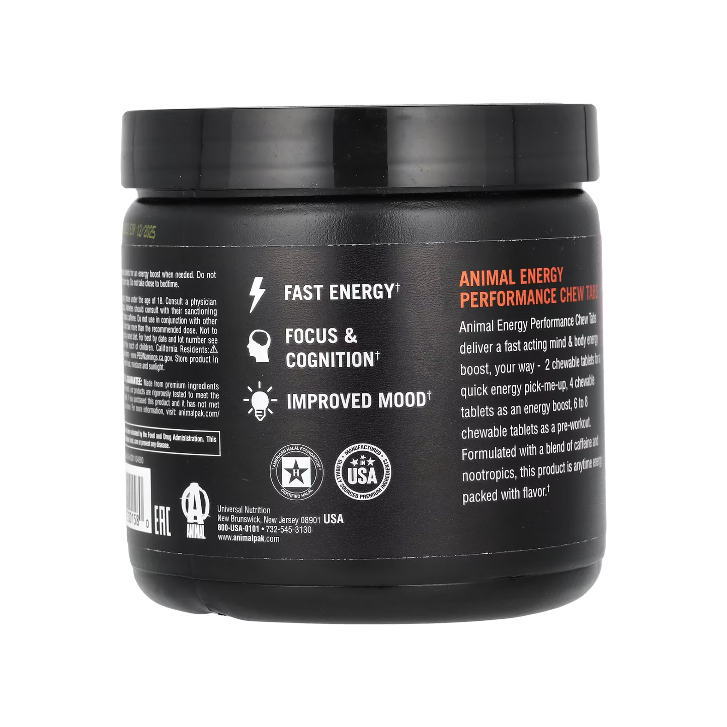 Animal Energy Chew – Çiğnenebilir Enerji Takviyesi 120 Tablet