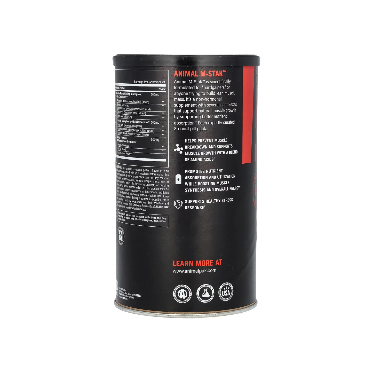 Animal M-Stak – Anabolik Kütle Artırıcı Takviye 21 Pill Packs
