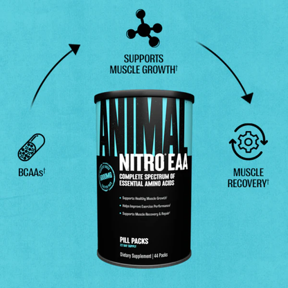 Animal, Nitro® EAA, Complete Spectrum of Essential Amino Acids, 44 Packs