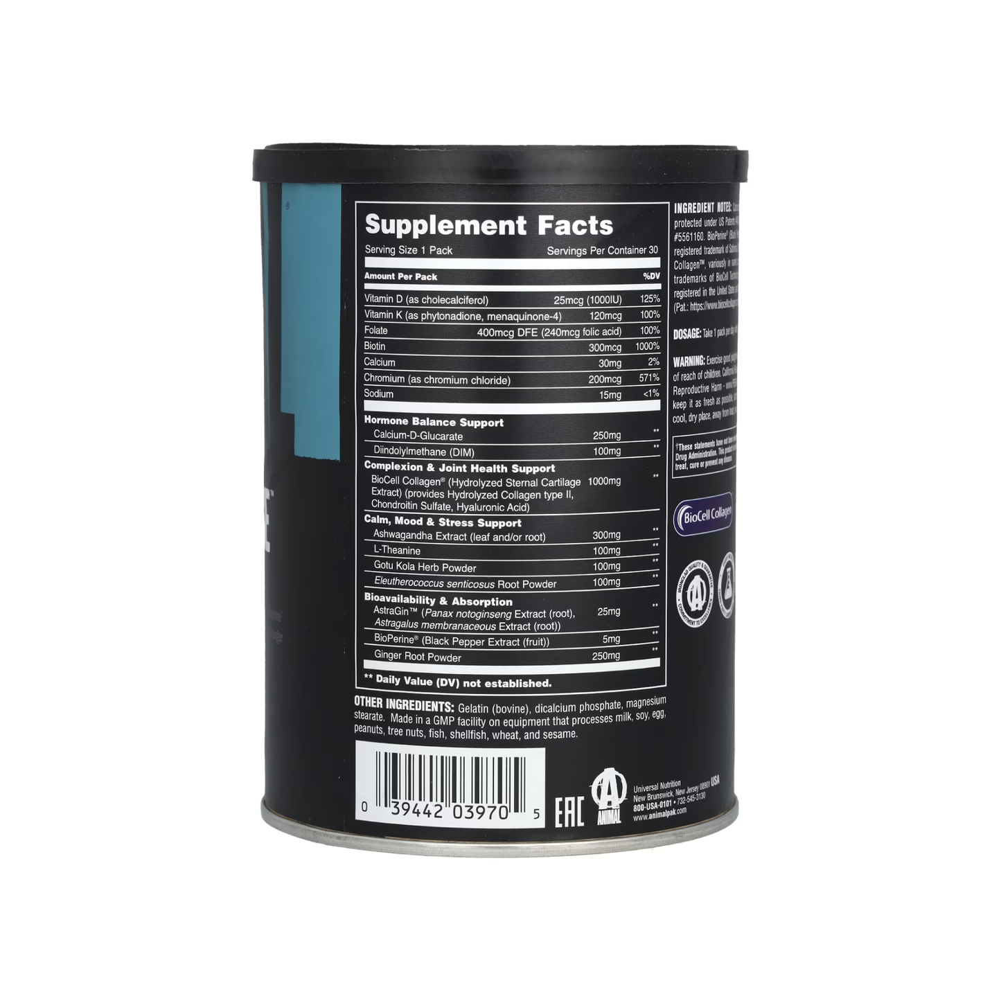 Animal Power Balance Women – Hormon Dengesi & Antioksidan Desteği 30 Packs