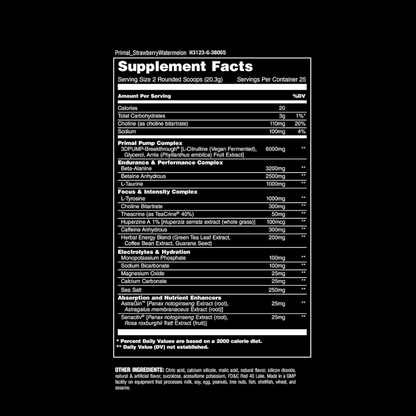 Animal Pre Workout Primal™ Powder (480 g)