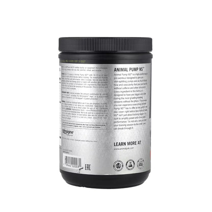 Animal, Pump™ Pre-Workout, Non-Stim 40 Service