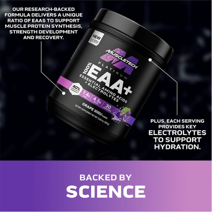 MuscleTech Platinum %100 EAA (Esansiyel Amino Asit) Tozu - 387g