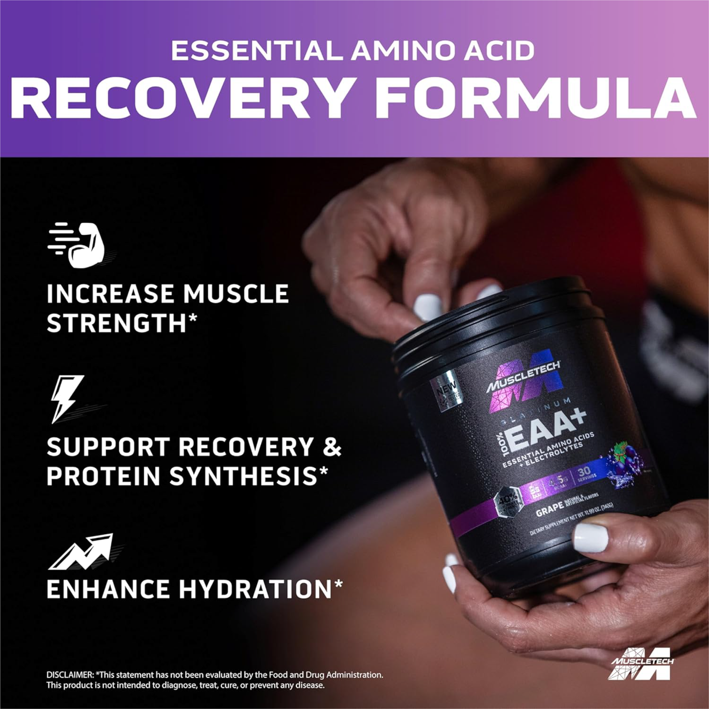 MuscleTech Platinum %100 EAA (Esansiyel Amino Asit) Tozu - 387g