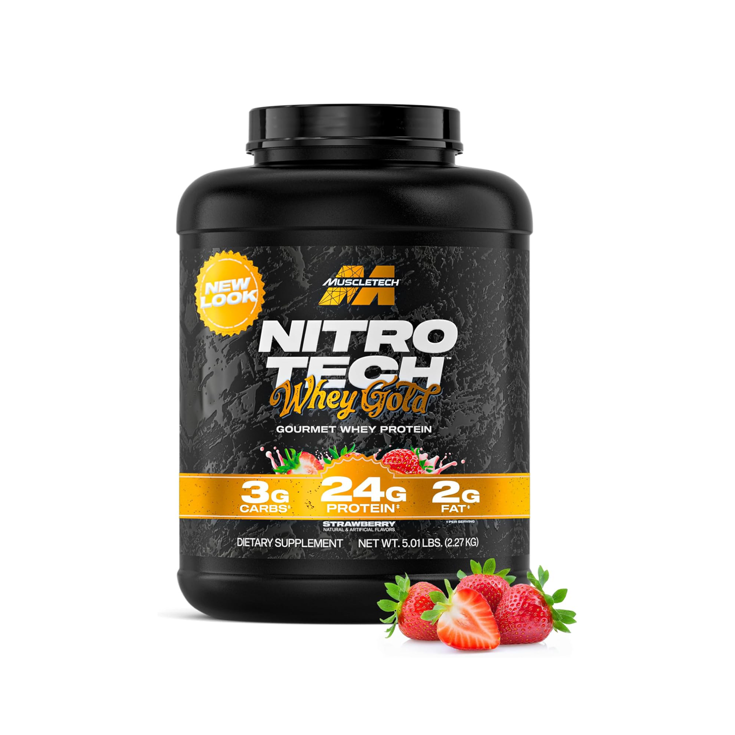 MuscleTech Nitro-Tech 100% Whey Gold Protein Tozu