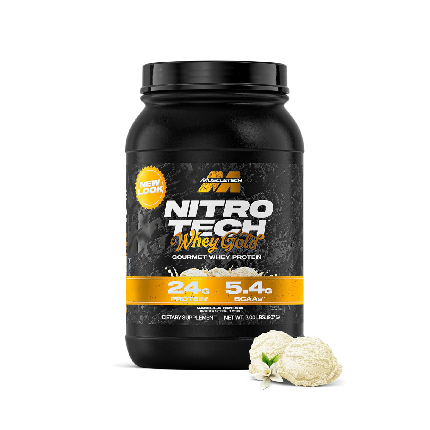 MuscleTech Nitro-Tech 100% Whey Gold Protein Tozu