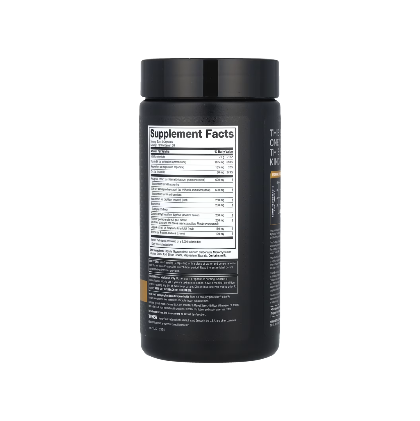 MuscleTech, AlphaTest™ Extreme, 12X Testosteron Destekleyici