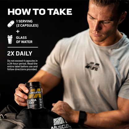 MuscleTech, AlphaTest™ Testosteron Takviyesi Capsules Formül