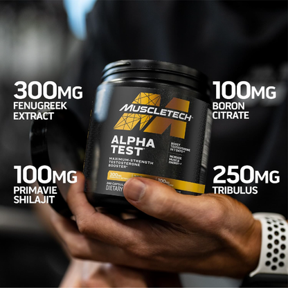 MuscleTech, AlphaTest™ Testosteron Takviyesi Capsules Formül