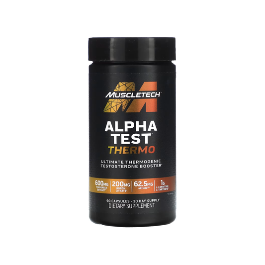 MuscleTech, AlphaTest™ Thermo, 90/180 Capsules | Testosteron & Yağ Yakıcı