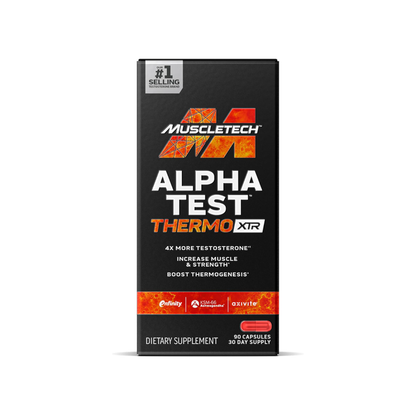MuscleTech, AlphaTest™ Thermo XTR 90 Capsules | Testosteron Boster & Yağ Yakıcı (90 Kapsül)