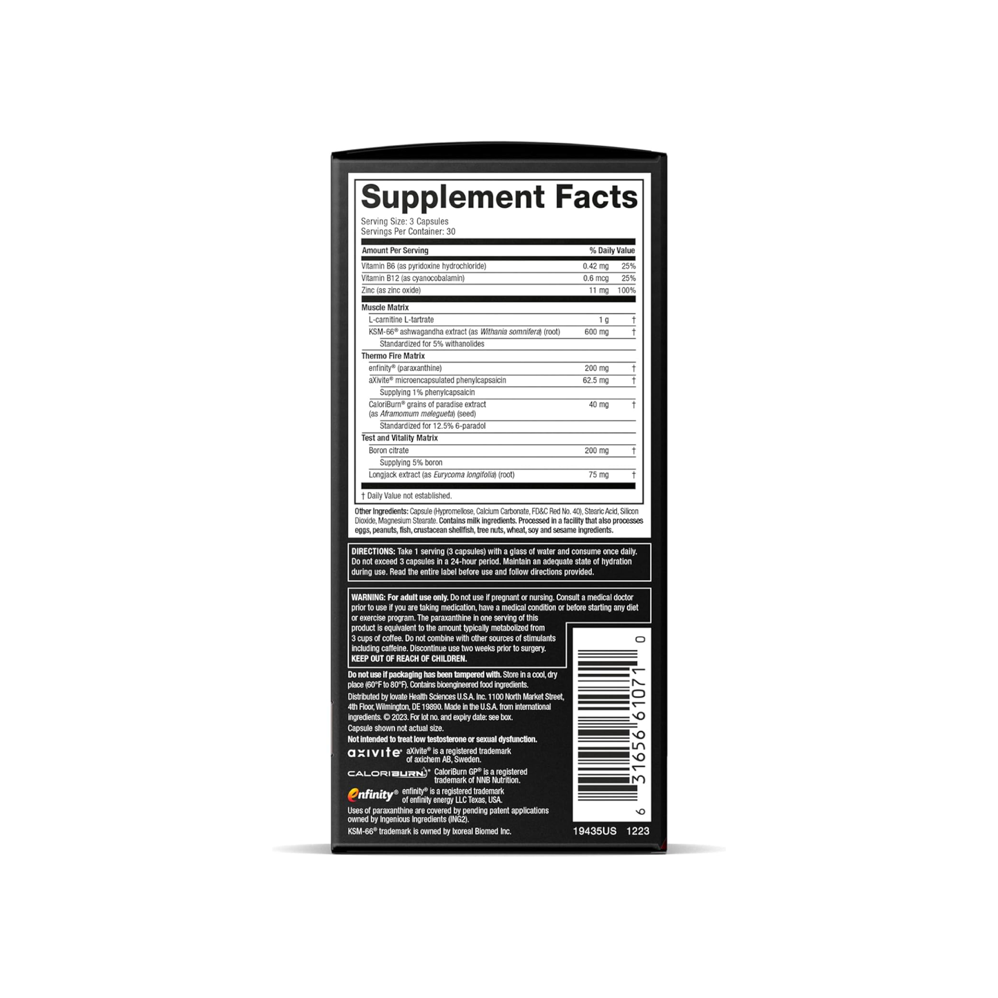 MuscleTech, AlphaTest™ Thermo XTR 90 Capsules | Testosteron Boster & Yağ Yakıcı (90 Kapsül)