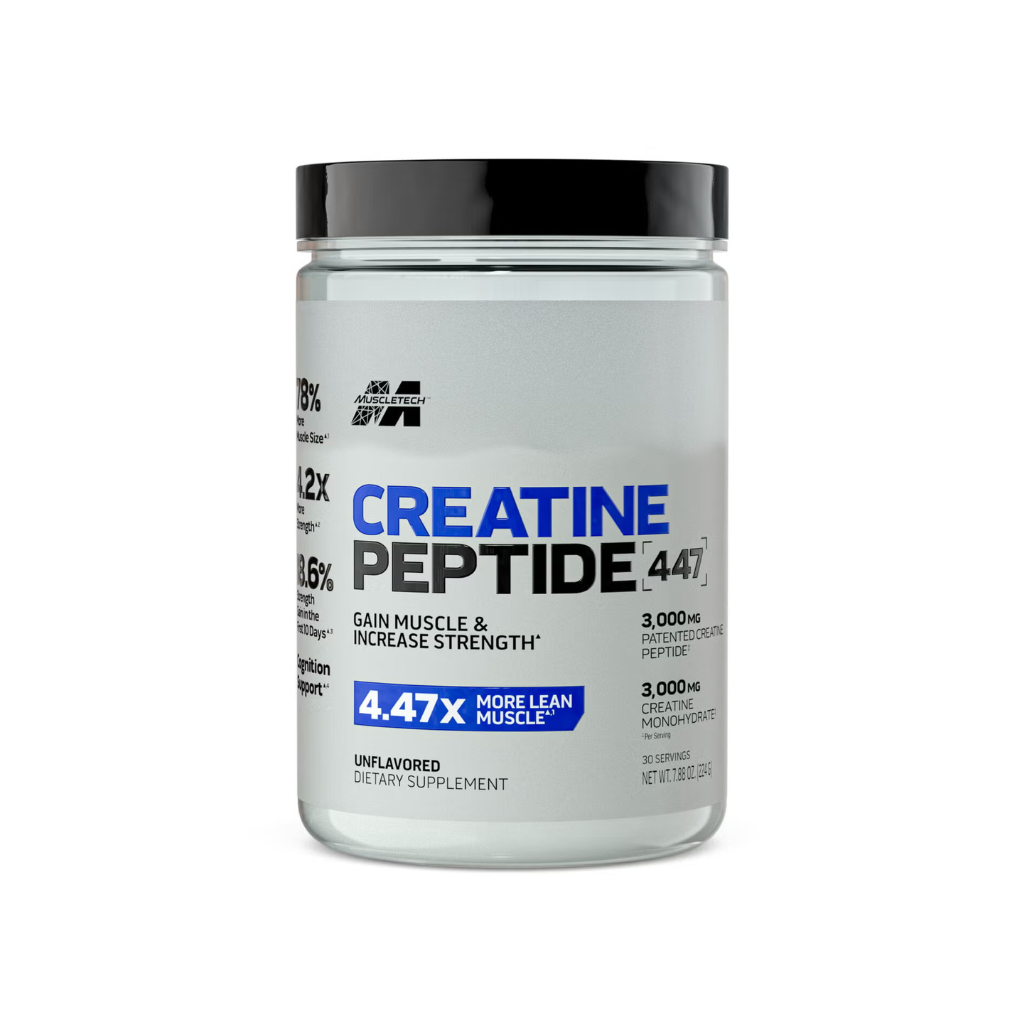 MuscleTech Creatine Peptide 447 – İleri Seviye Kreatin 30 Servis (224g)