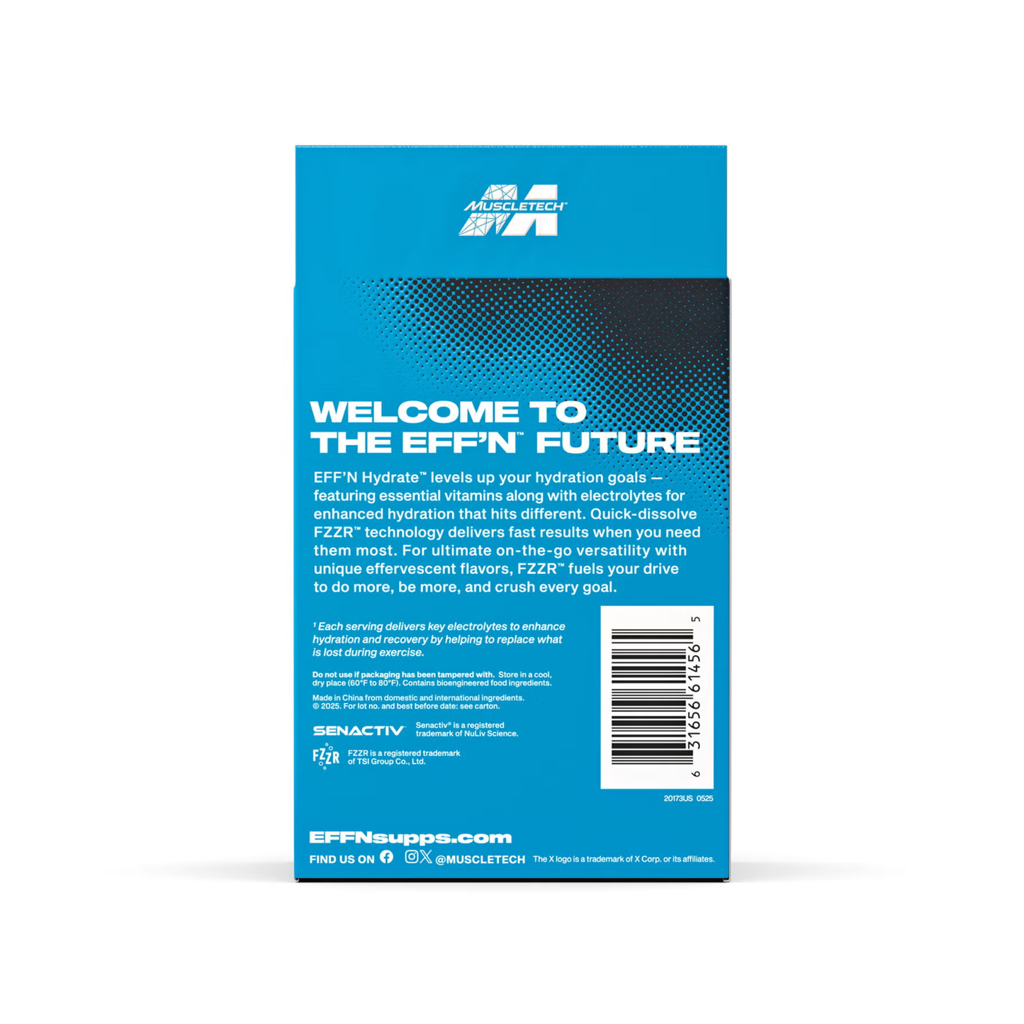 MuscleTech Eff’n Hydrate - Elektrolit ve Hidratasyon Desteği(20 Servings)