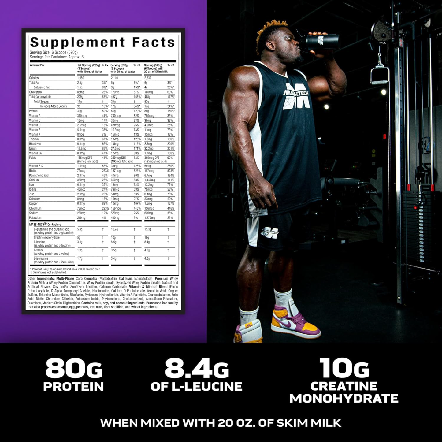 MuscleTech, Mass-Tech™ Extreme 2000 | Maksimum Kilo & Kas Artırıcı 6 lbs (2.72 kg)